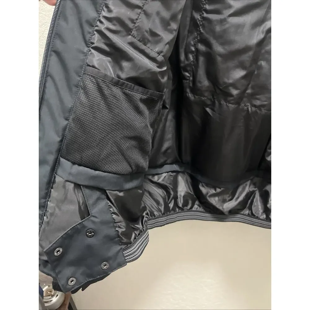 ANTARCTICA GEAR Heated Sz Large Black Snow Jacket Ski + 12V/16000mAh Battery